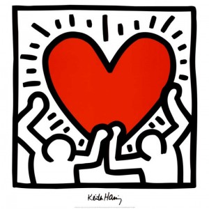 Keith Haring - Heart